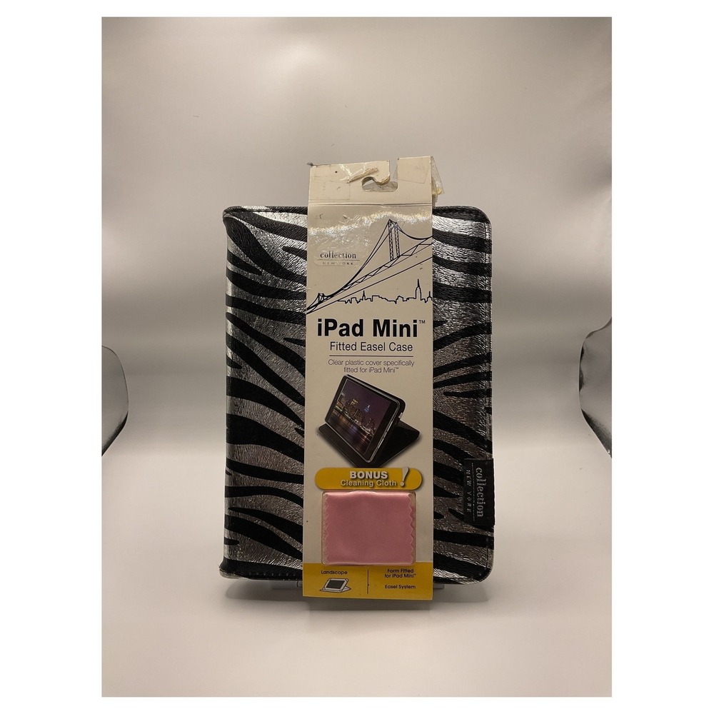 Collection New York iPad Mini Fitted Easel Case Zebra Print New